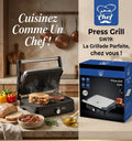 panineuse de marque CHEF, 1800 watts.